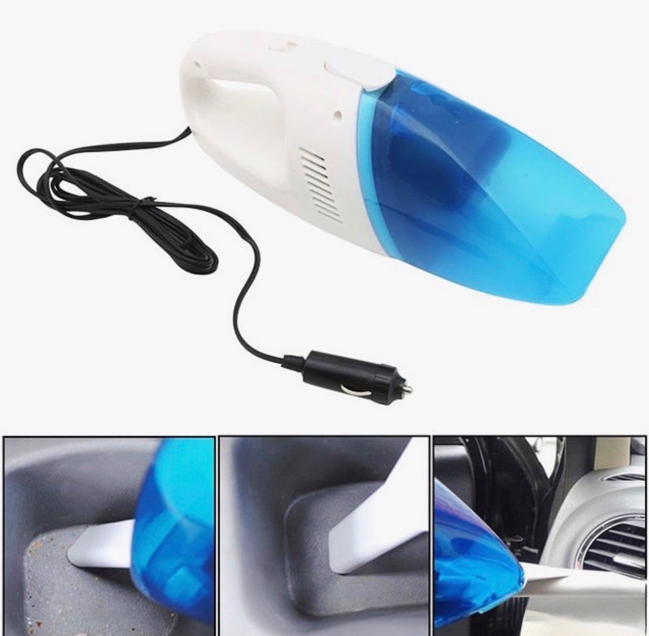 Aspiradora Portátil para Auto | Limpieza Rápida y Potente