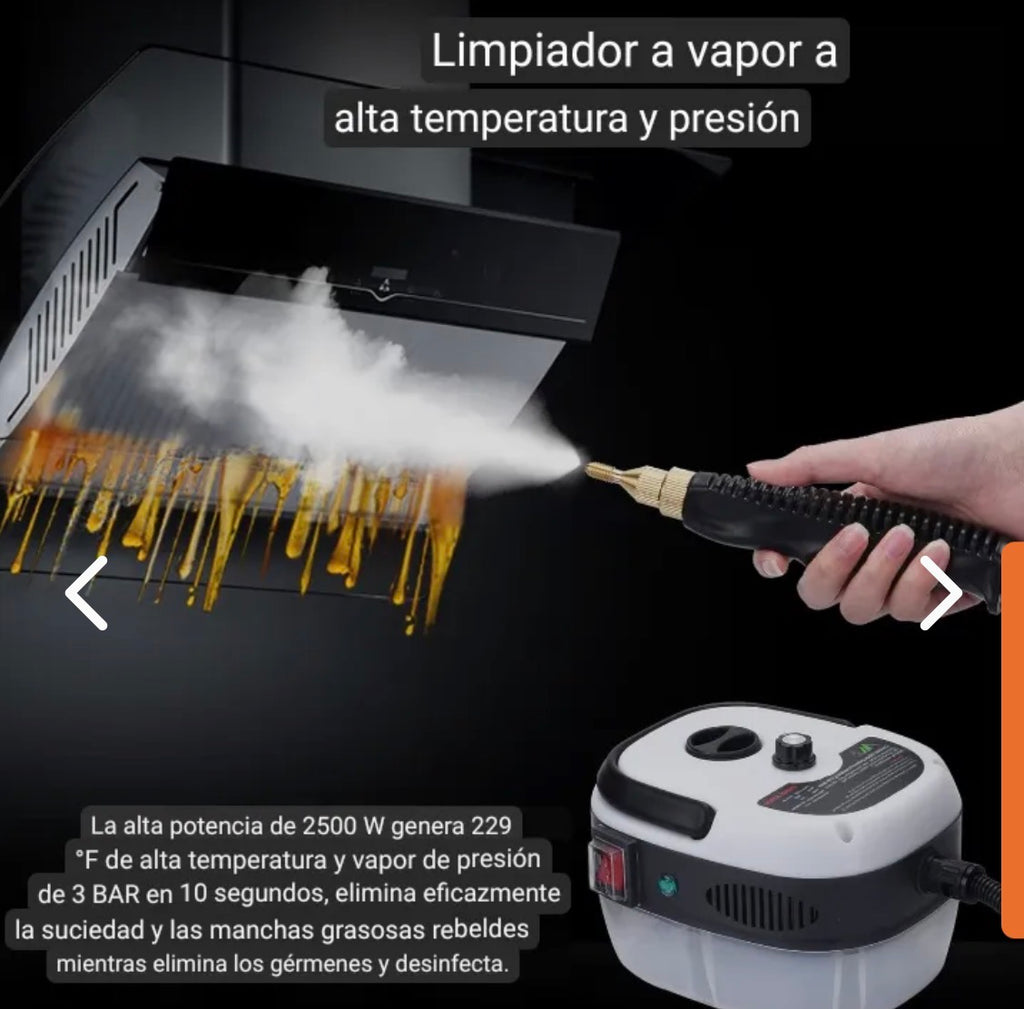 Limpiador A Vapor Presion 2500w Portatil