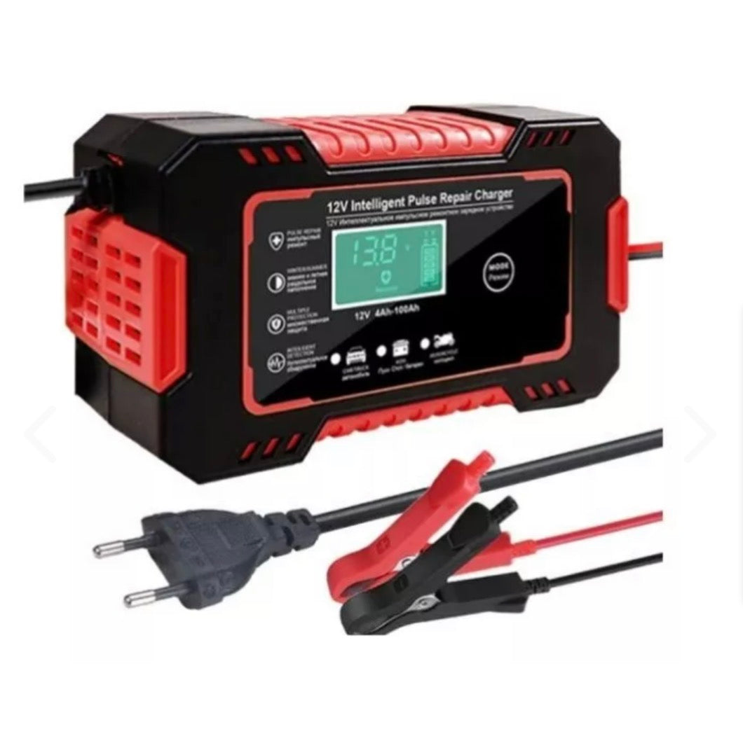 Cargador y Reparador de Baterías Inteligente 12V